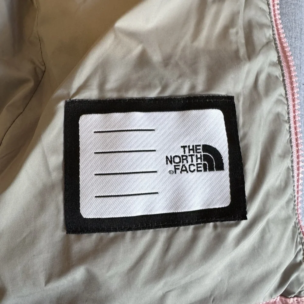 North Face Womens Pink XL 96 Retro Nuptse Puffer Jacket Goose Down Vintage Coat - Picture 7 of 7